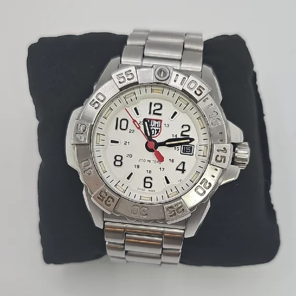 Luminox Silver and White Watch Navy SEAL - Picture 2 of 10